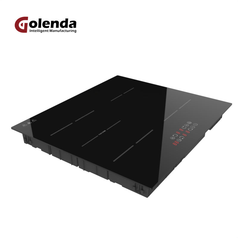 Multifunctional Commercial Built-In Induction Cooktop 4-Zone Touch Control 7100W Plastic Surface Heat Fast Household Electric