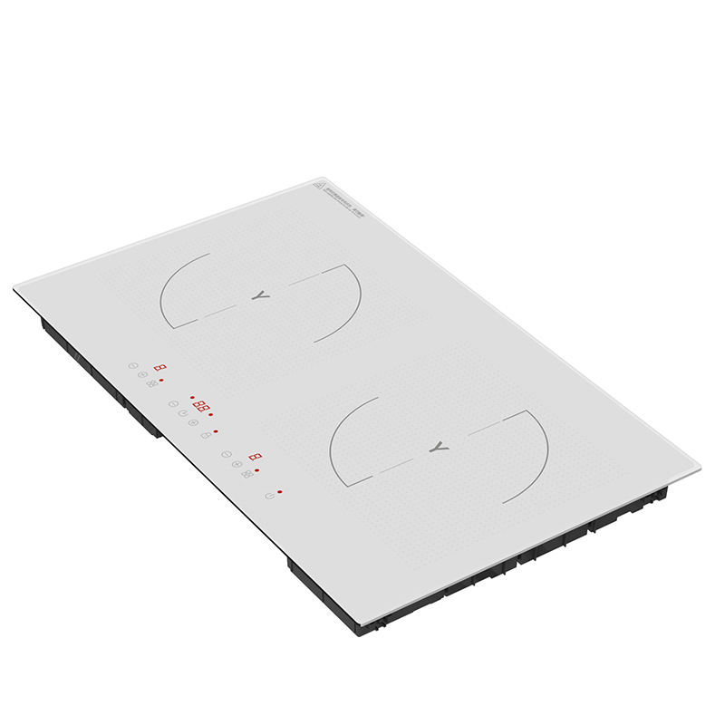 Portable 2 Burner Induction Cooker RV Ready 3500W Touch Control Built-In Household Use