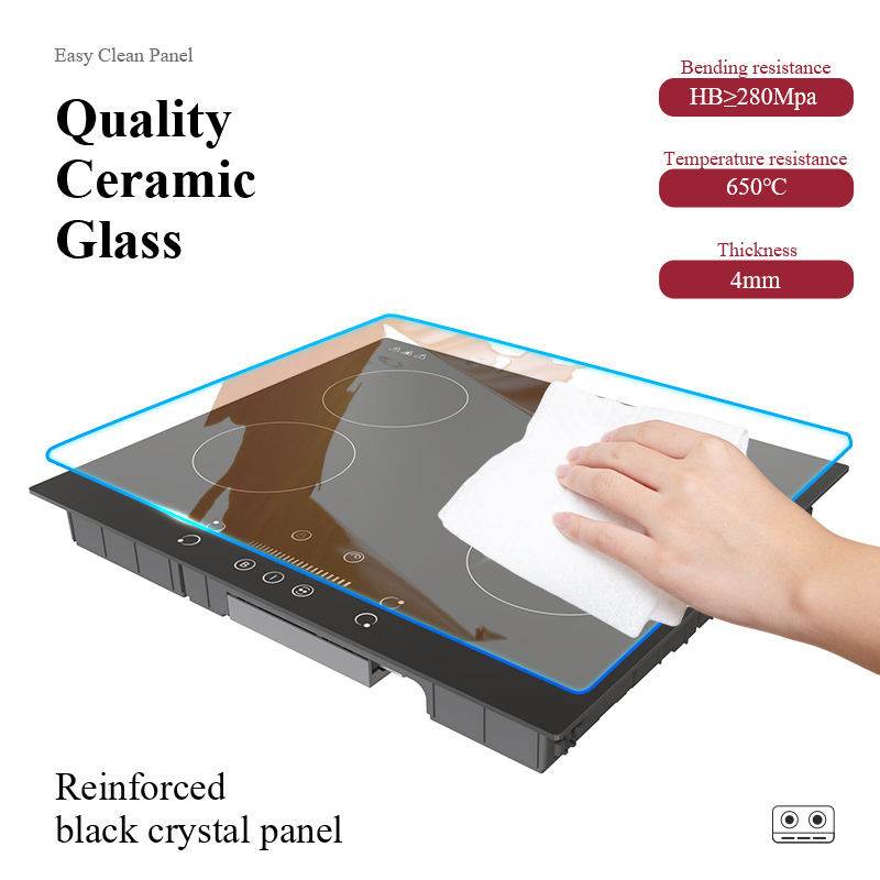 7000W 4 Burners Induction Stove Built-in Induction Hob Electric Induction Cooker With Childhood Lock