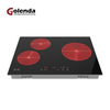 Golenda 220V 4800W Built-in Induction Cooker Electric Cooktop Stove 3 Burners Ceramic Hob Household Use 1 Year Warranty