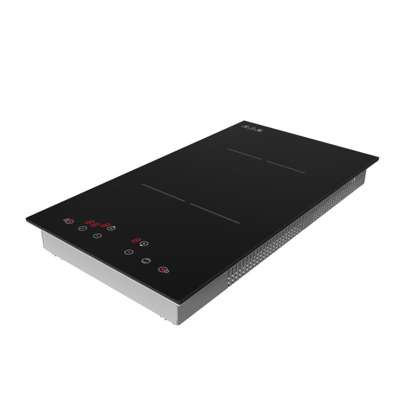 Golenda 3500W Built-In Household Electric Induction Cooktop with 2 Burner Plates Glass/Ceramic Surface 1 Year Warranty