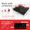 Hot Sale Ultra-Slim 3-Burner Induction Cooktop Black Built-In Electric Stove with Touch Control for Wholesale