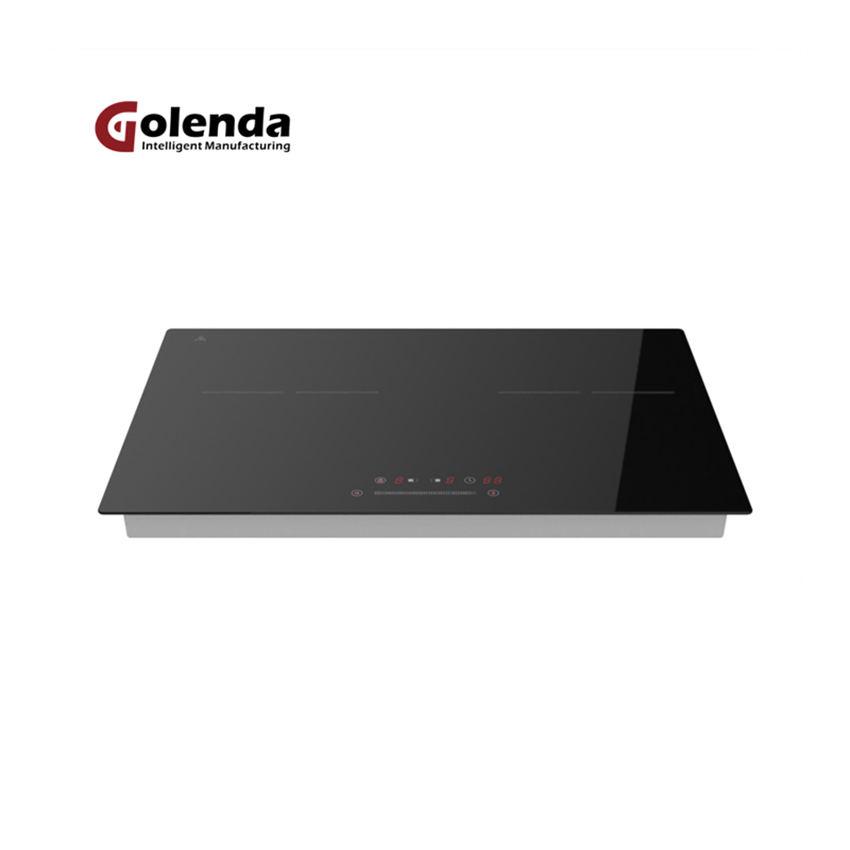 220V 2800W Double Burner Induction Cooker Built-In Multi-Function Electric Cooktop for Household Use