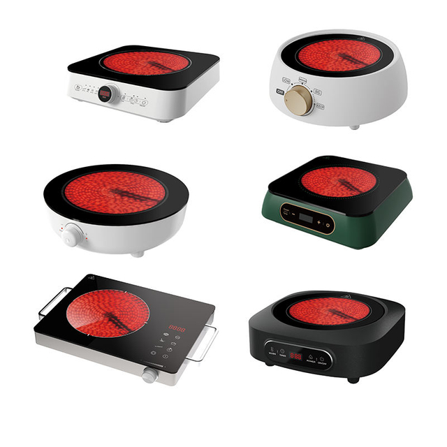 ETL FCC 220V 1800W Electric Kitchen Smart Cooktop Touch Control Booster Function Single Burner Toughened Glass Outdoor Hotel Use