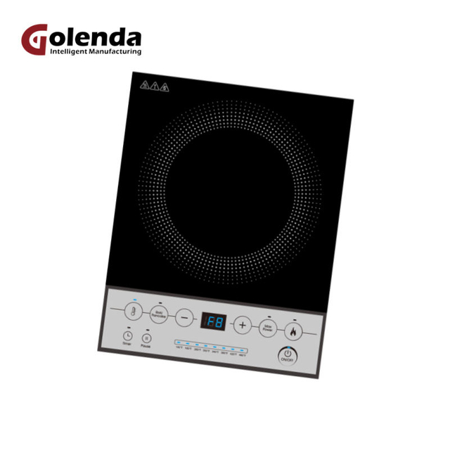 110V Factory ETL Portable Induction Cooktop 1800W Single Hotpot Fast Heating Push Button Kitchen Induction Hob for Car & RV