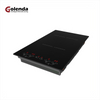 1800W 1200W Multifunctional Two Zones Induction Cooker 2 Burner Electric Touch Keys Cooktop for Household Hotpot Built-in