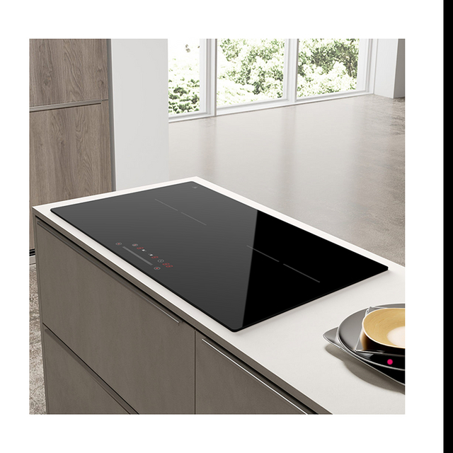 Double Burner Hob With Temperature Control for 220V 4000W Electric Induction Energy Saving Built-in Smart Cooktops