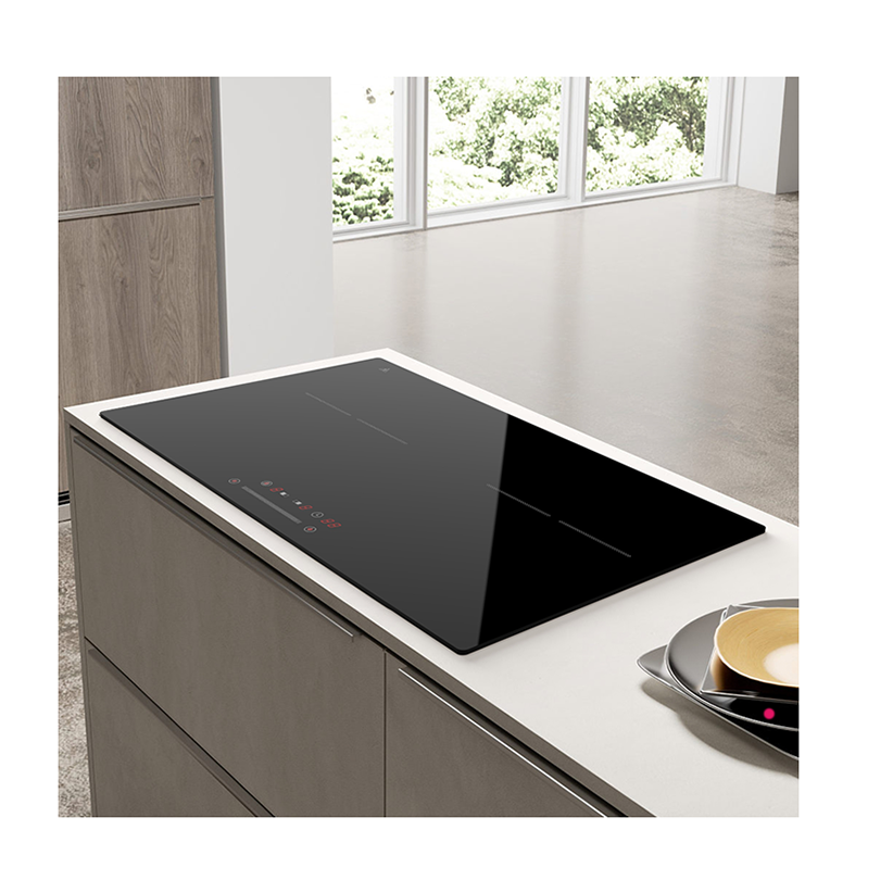 Double Burner Hob With Temperature Control for 220V 4000W Electric Induction Energy Saving Built-in Smart Cooktops