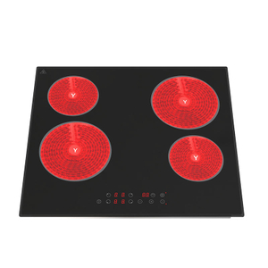 6000w 4 Burners Ceramic Cooker Hob a Garden Top Glass Electric Ceramic Cooker Built-in Vitro Ceramic Cooktop