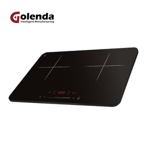 CE Certified 220V Portable Ceramic Hotpot Induction Cooker with Double Zones 3500W for RV and Car Use