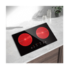 2 Burner 3000W Digital Display Induction Cooker Touch Control Ceramic Stove Hobs Electric Built-in Cooktops