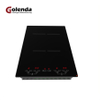 1800W 1200W Multifunctional Two Zones Induction Cooker 2 Burner Electric Touch Keys Cooktop for Household Hotpot Built-in