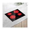 High Quality 6000W Touch Control Built-In Infrared Ceramic 4-Burner Hob with 4-Zone Electric Cooktop for RV and Household Use