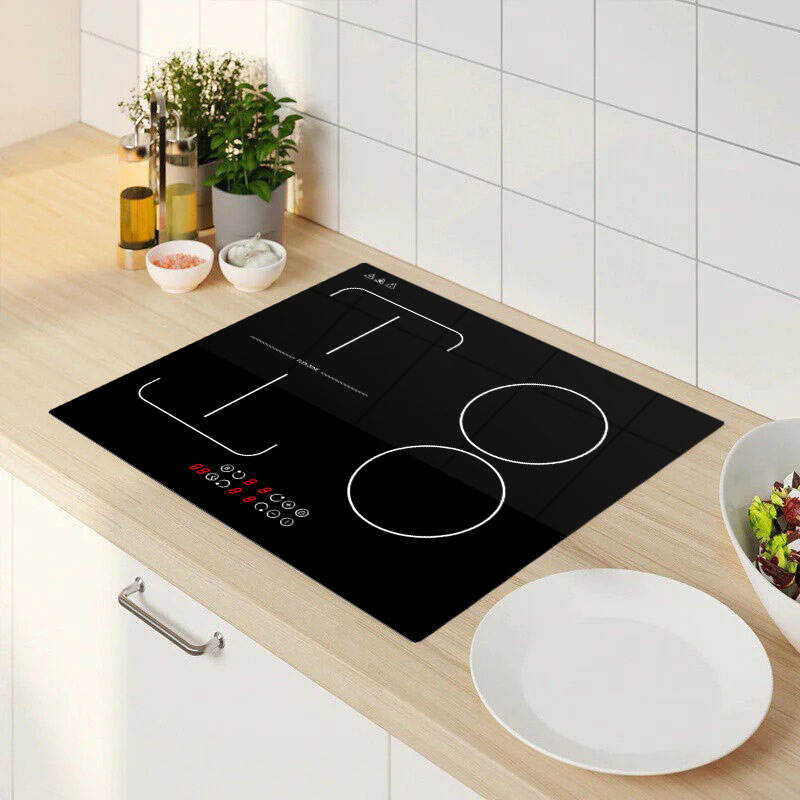 6800W Induction Cooker Ventilation System 220V Induction Range Stove for Smoke Free Cooking Induction Cooktop Built-in