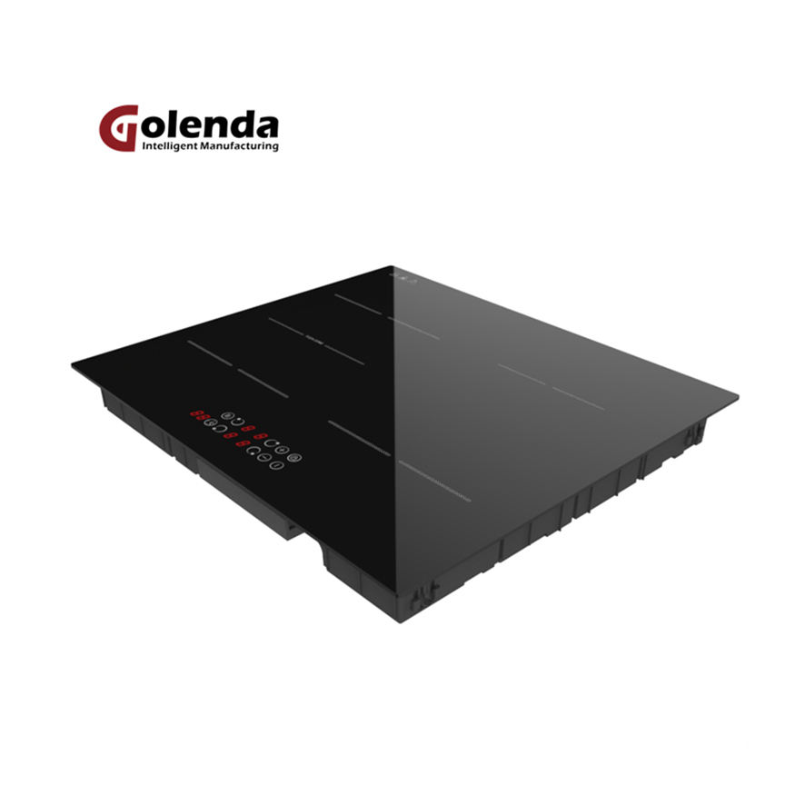 Child Lock Design Electric Stove Induction Cooker 7100W Sensor Touch 4-Zone Induction Hob With Timer