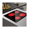 Hot Sales Built-In 4 Burner Electric Smooth Ceramic Cooktop with 4 Zones for Household & Car Use