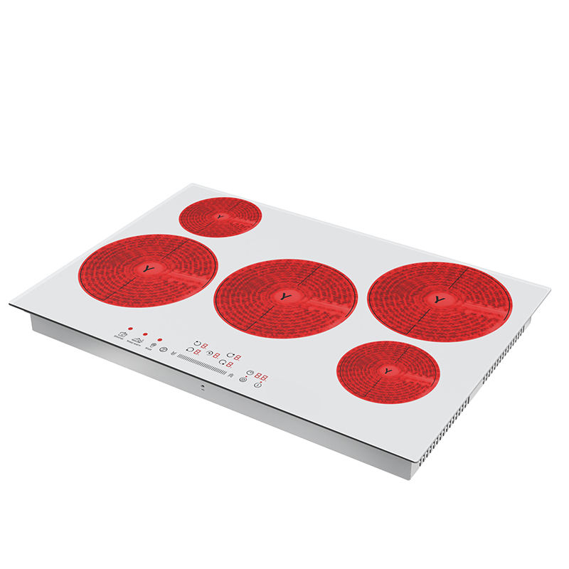 5 Burners Induction Cooker Glass Ceramic Plate Infrared Electric Ceramic burner Built-in Vitro Ceramic Cooktop