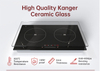 User Friendly 3500W Induction Cooktop with Pre Set Cooking 220V 2 burner Induction Cooktop