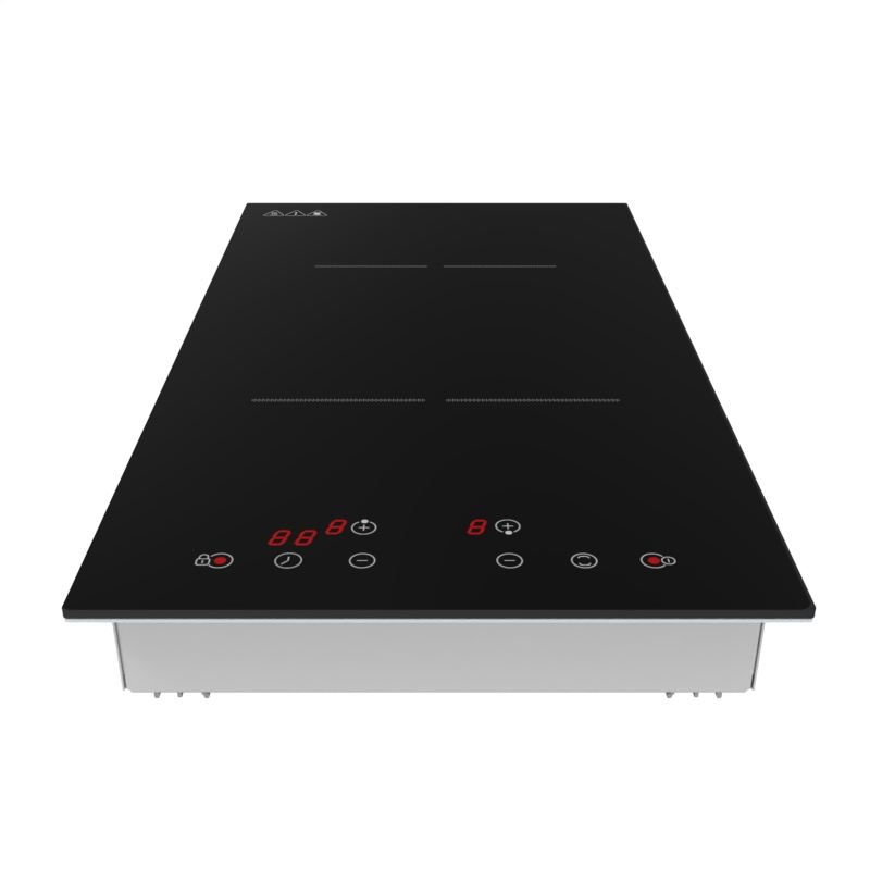 Golenda 3500W Built-In Household Electric Induction Cooktop with 2 Burner Plates Glass/Ceramic Surface 1 Year Warranty