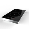 High Quality 3500W Double Induction Cooktop Hob Electric Domino with 2 Zones Built-in Installation for Household Use