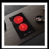 Touch Control Built-In Induction Cooker Digital Display Electric Cooktop 2 Burner 3000W Ceramic Hobs Household Use