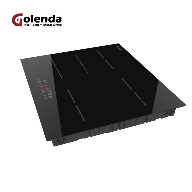 Safety Child Lock Electric 4 Burner Built-In Induction Stove with Touch Control and 7400W Power