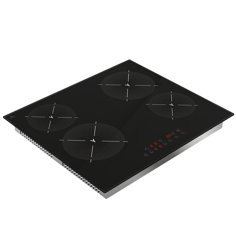 Golenda Touch Key 4 Burners Induction Cooker Built-In Household Plastic Surface 6000W Vitro Ceramic Cooktop Electric 3-Year