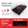 Versatile Cooking Options 3500w Induction Cooktop Induction Cooktop Cooker with Temperature Control