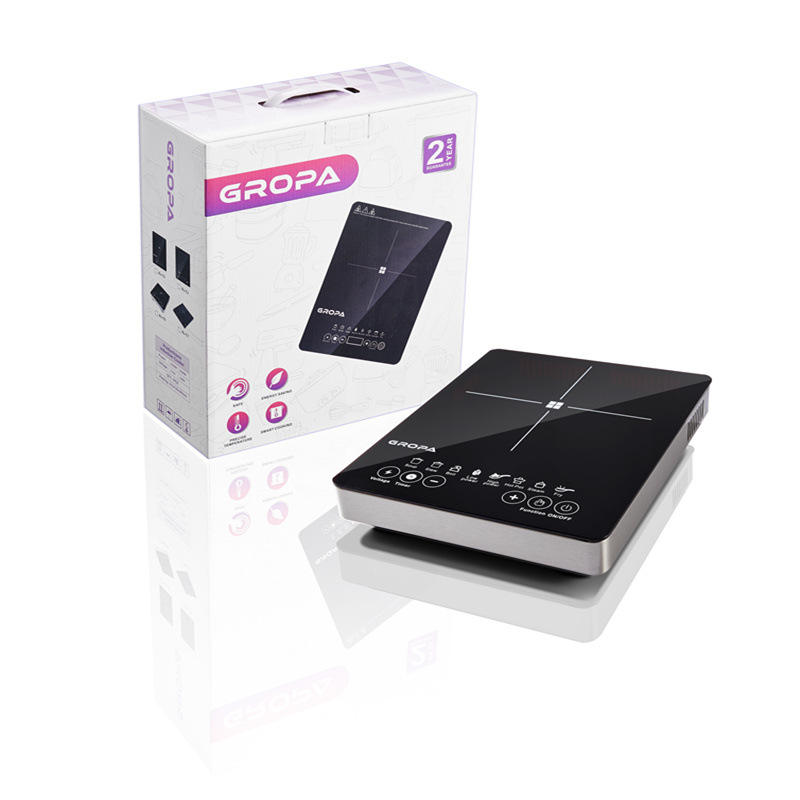 110V Electric Portable Smart Stove Top Hob Infrared Cooker Hotpot Adjustable Touch Control Waterproof Rapid Heating Hotel