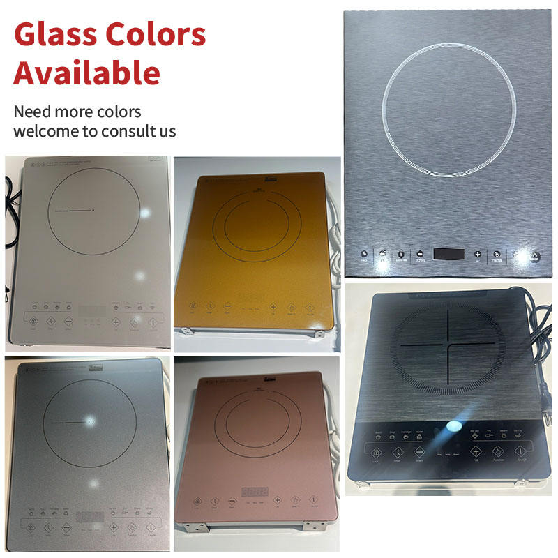 Double Hot Plate Cooktop 2-Burner Glass Panel Built-in Electric Induction Hob Kitchen Cooking Cooker