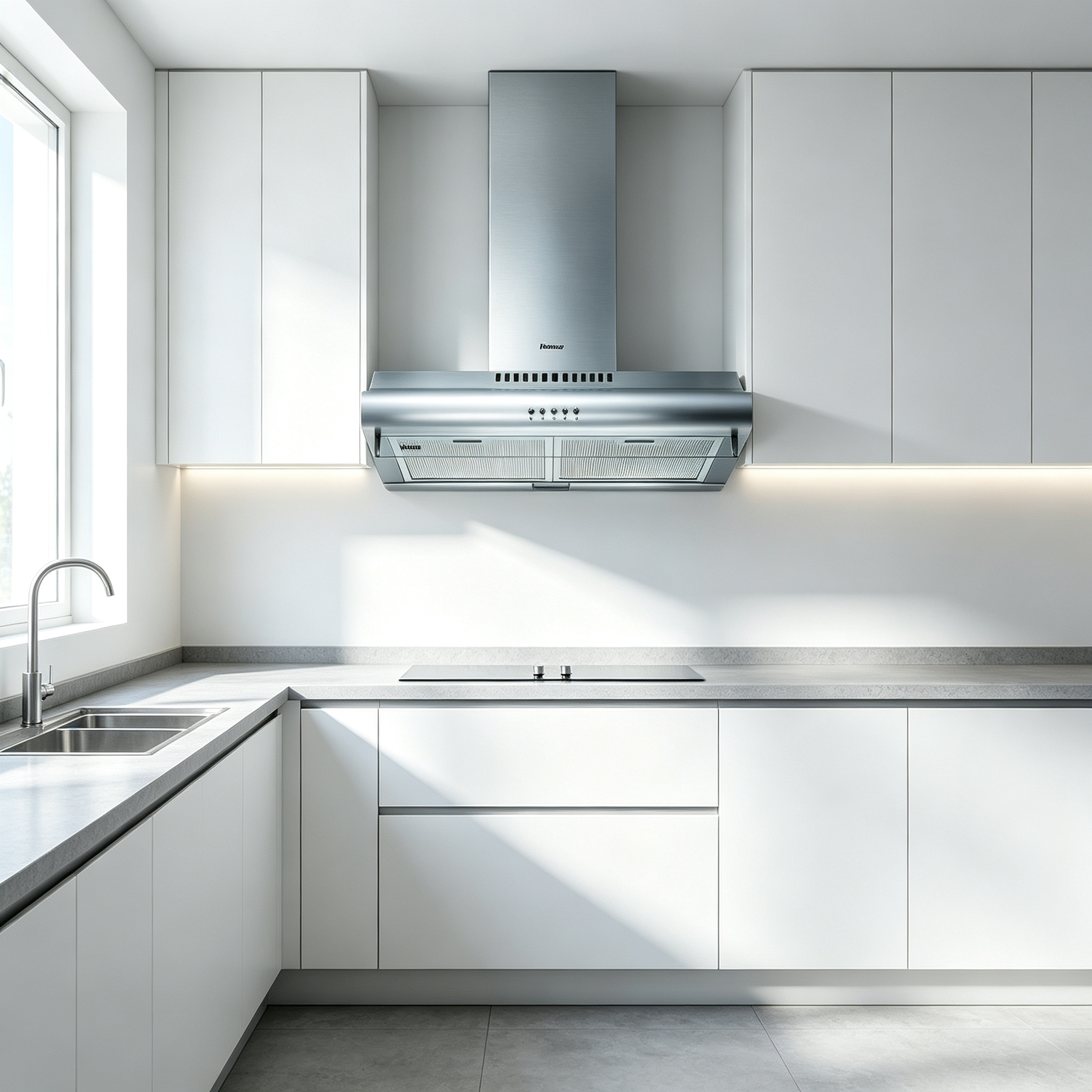 60cm Stainless Steel Slim Kitchen Exhaust Range Hood Inox Cooker Hood for Kitchen