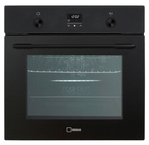 Built-In 60L Single Oven with Triple Glass Door Electric Stainless Steel Convection Enamel Liner Home Baking Energy Efficient