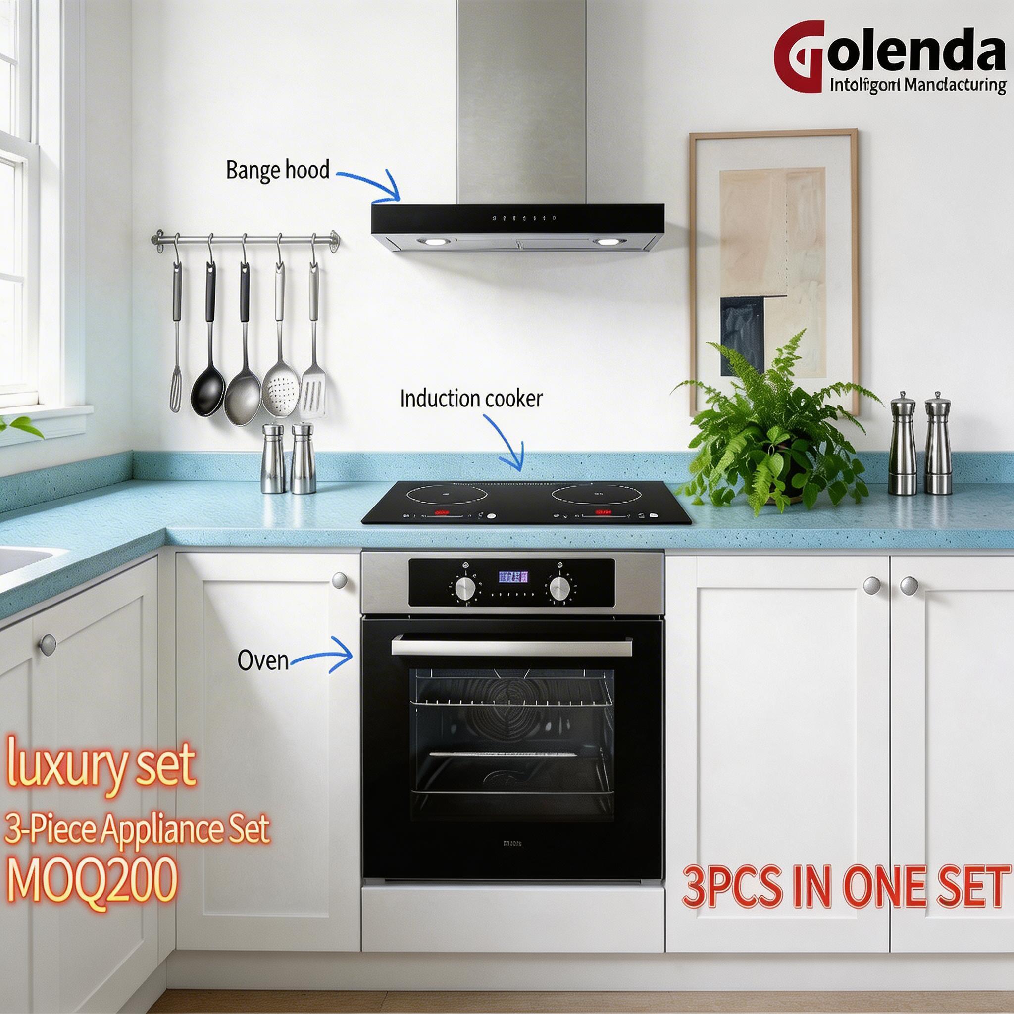 60cm 65L Wide Built in Oven Digital Thermostat up to 500 Degree for Ovens