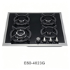 Factory OEM/ODM Built-in 4 Burners Cooker Gas Stove/Cooking Gas Cooktops Glass 60CM Gas Hob Kitchen