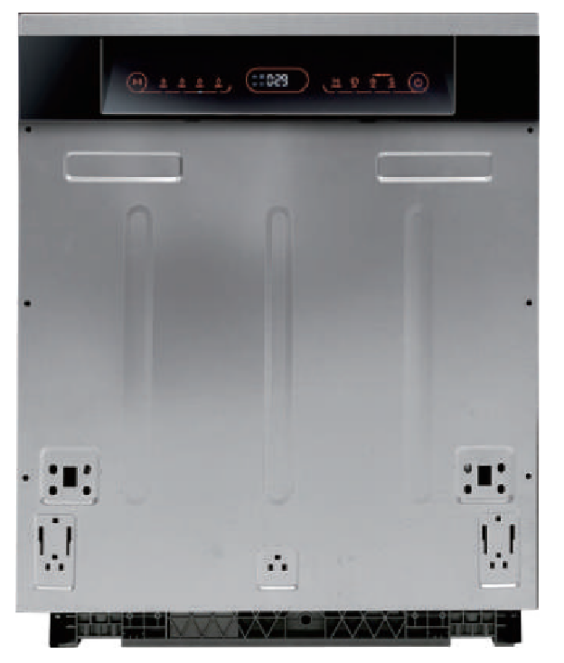 Automatic LED Control Built-in Dishwasher Stainless Steel Household and Hotel Lavastoviglie Machine