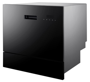 Stainless Steel Electric Drawer Dishwasher, 8-place Settings Simultaneous Cleaning, Hot Air Drying Ventilation, for Hotel Use